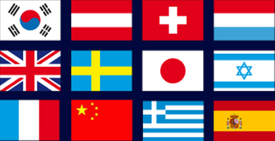 Many International Countries